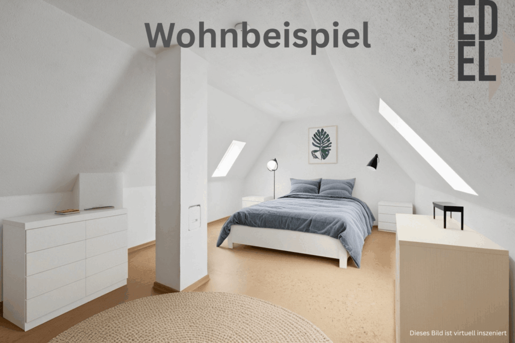 Schalfzimmer oben - Wohnbeispiel