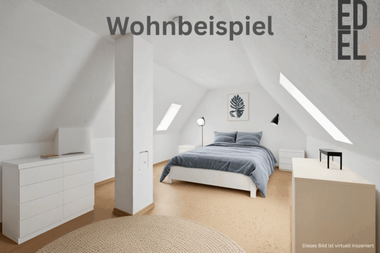Schalfzimmer oben - Wohnbeispiel