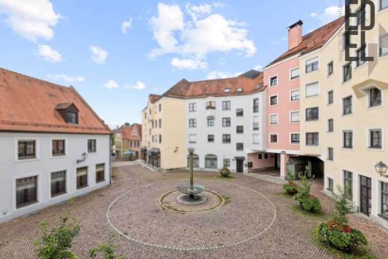 Blick vom Balkon