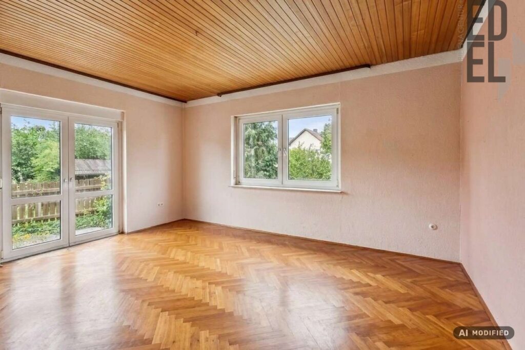 Wohnzimmer EG - KI entleert
